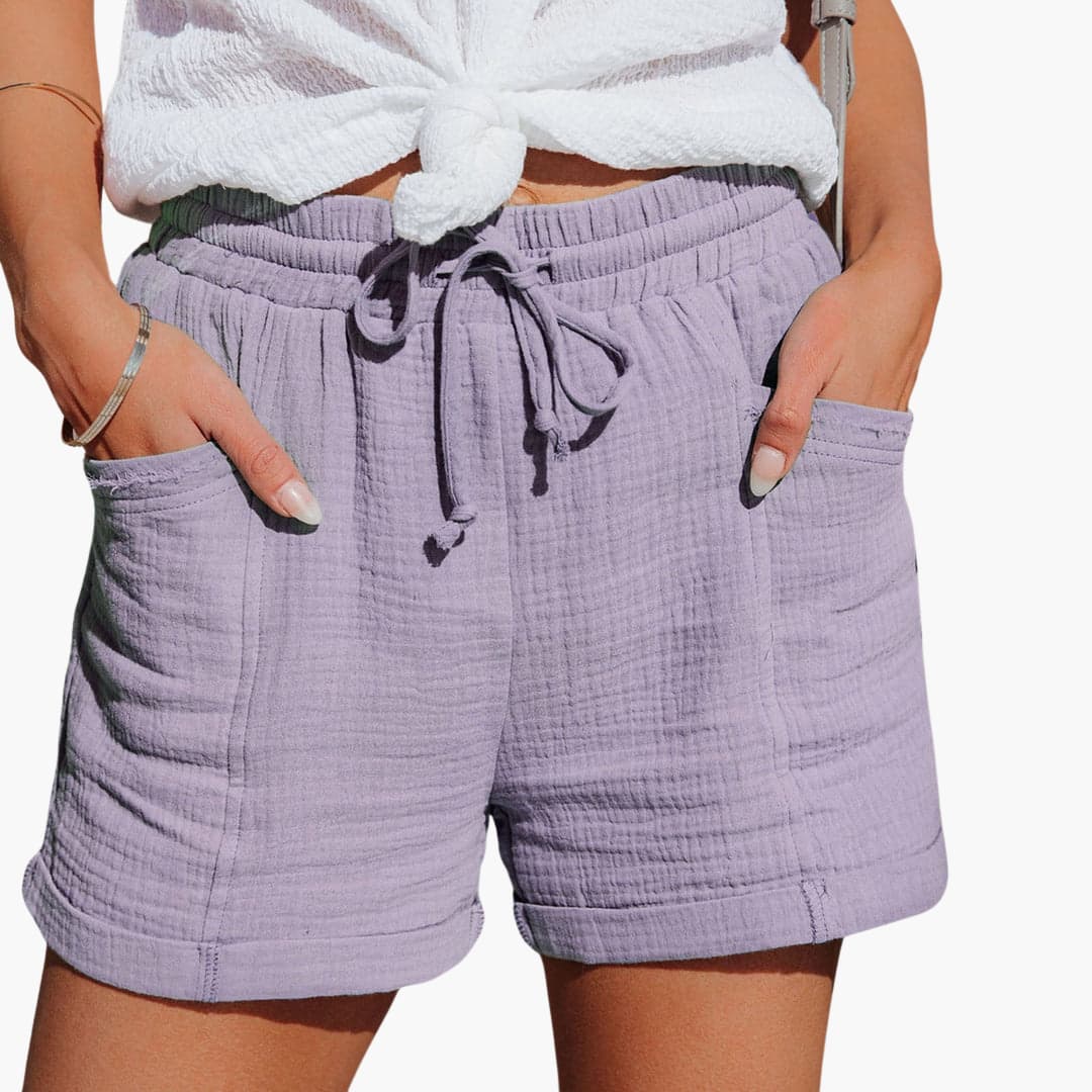 Emma | Elegant Drawstring Casual Shorts