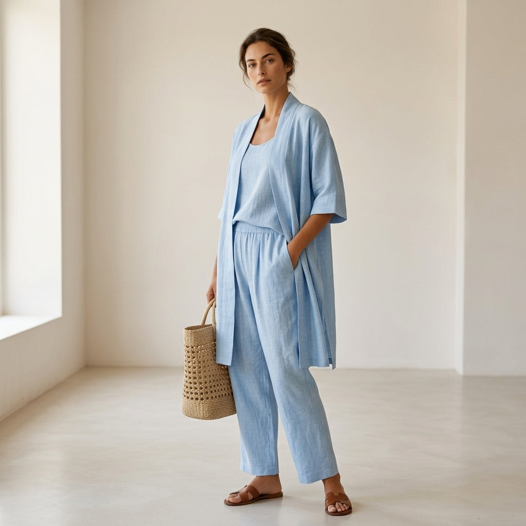Isabela™ | Elegante e sofisticato set di lino