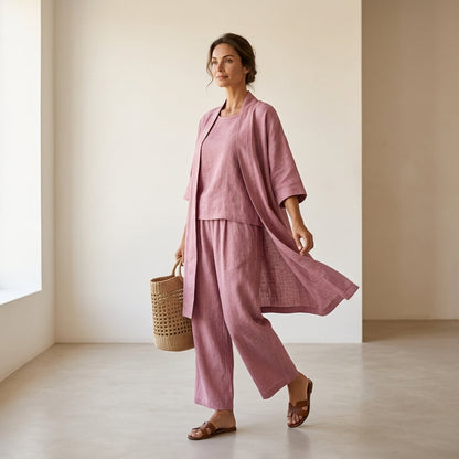 Isabela™ | Elegante e sofisticato set di lino