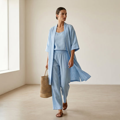 Isabela™ | Elegante e sofisticato set di lino