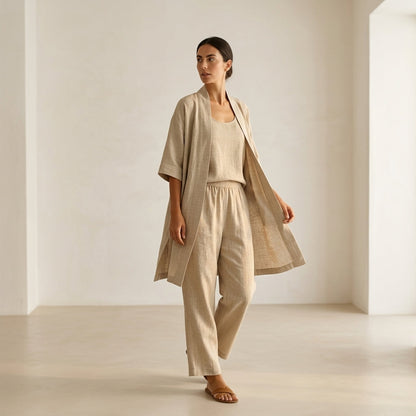 Isabela™ | Elegante e sofisticato set di lino