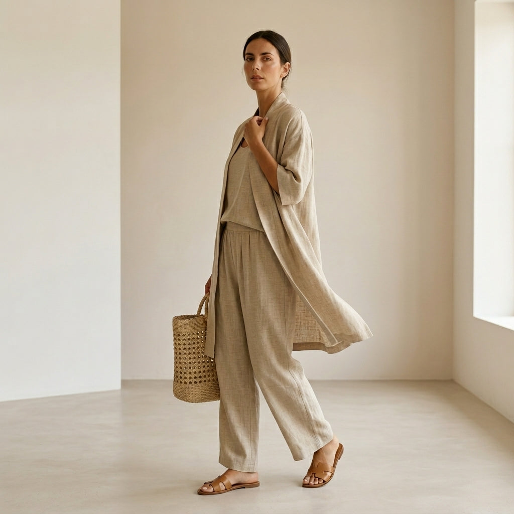 Isabela™ | Elegante e sofisticato set di lino