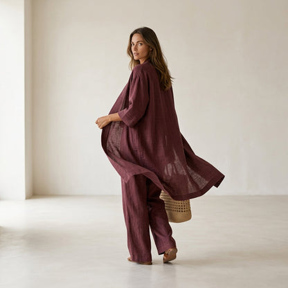 Isabela™ | Elegante e sofisticato set di lino