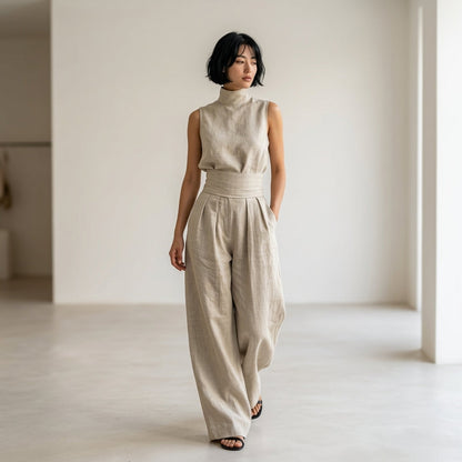 Angeles – Set elegante in lino