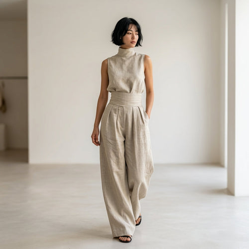 Angeles – Set elegante in lino