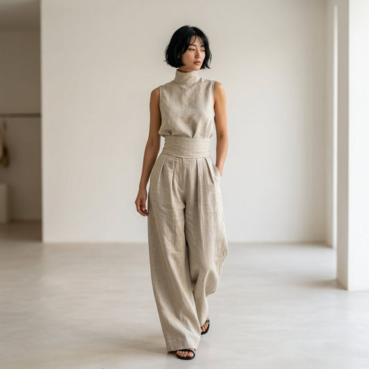 Angeles – Set elegante in lino