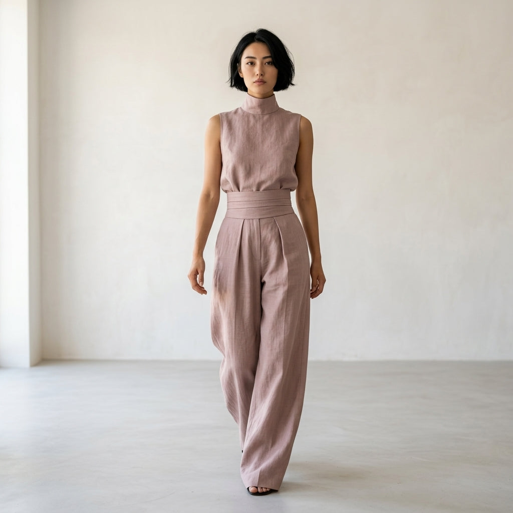 Angeles – Set elegante in lino