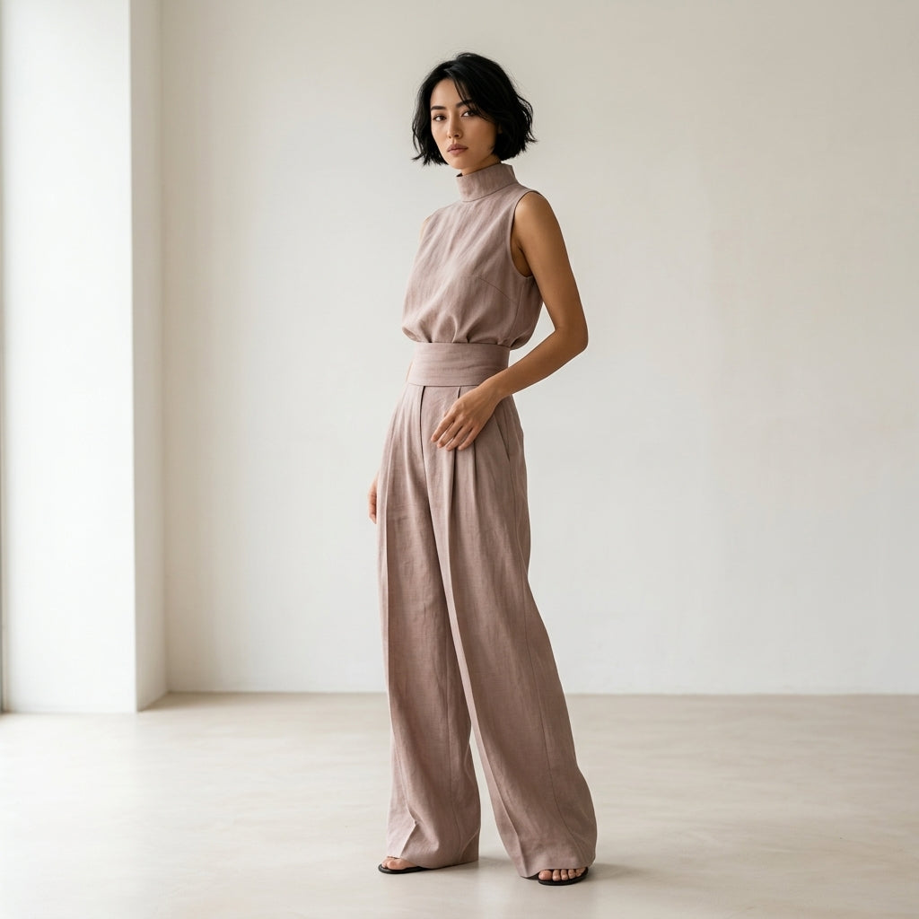 Angeles – Set elegante in lino