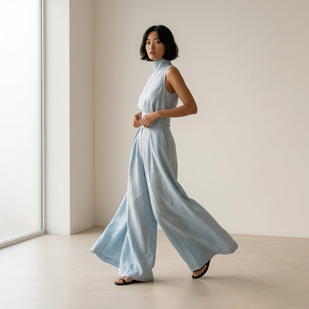 Angeles – Set elegante in lino