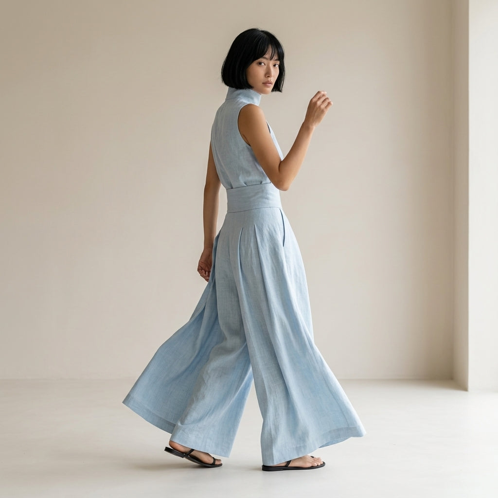 Angeles – Set elegante in lino