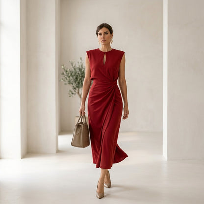 Vestito Elegante Celeste Aura™ – Siluetta Sofisticata