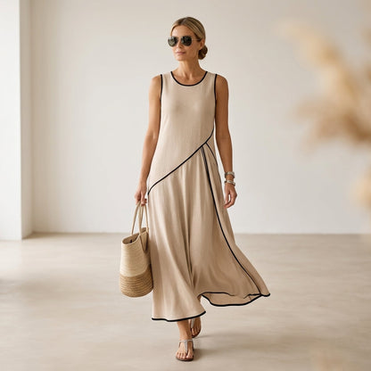 Dalia Atelier™ Abito elegante a righe