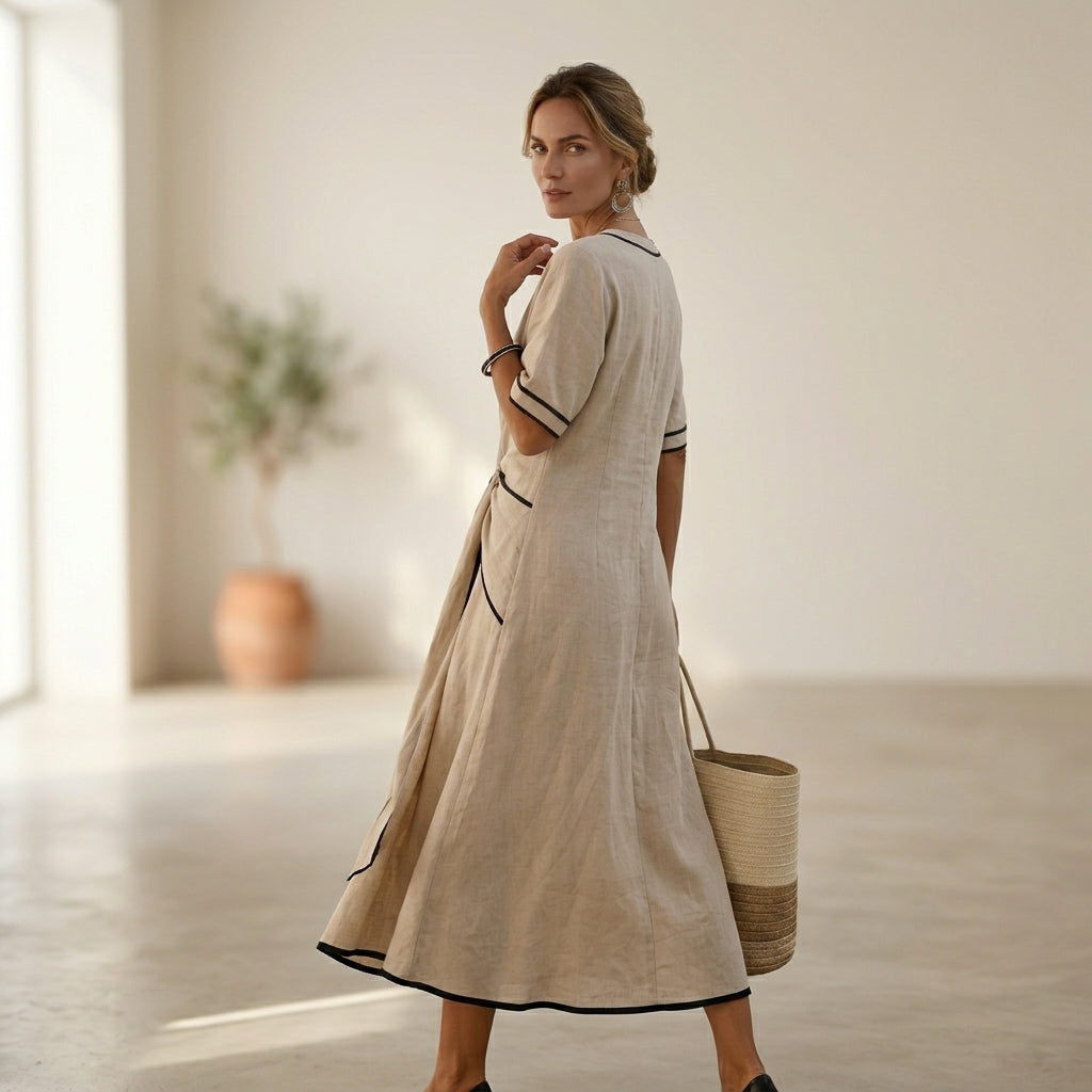 Dalia Atelier™ Vestito elegante primaverile