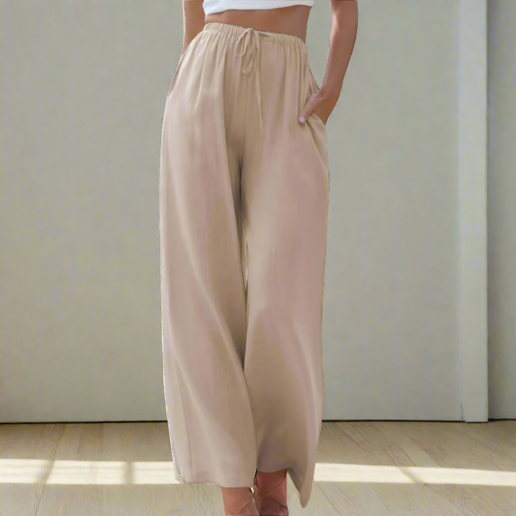 Liam | Wide Leg Summer Trousers