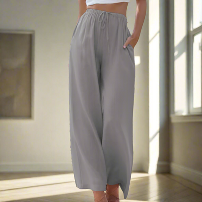 Liam | Wide Leg Summer Trousers