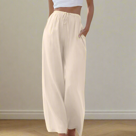 Liam | Wide Leg Summer Trousers