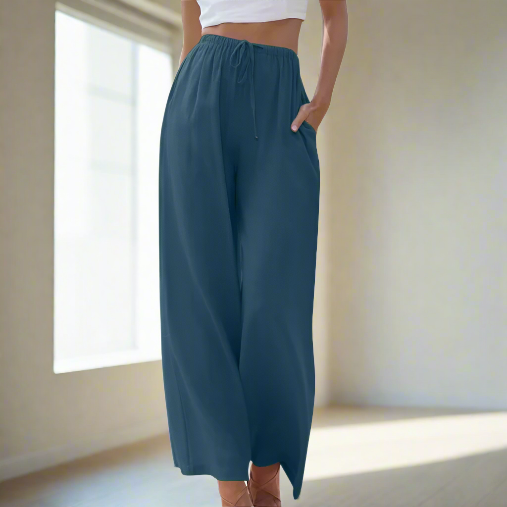 Liam | Wide Leg Summer Trousers