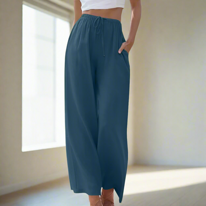 Liam | Wide Leg Summer Trousers