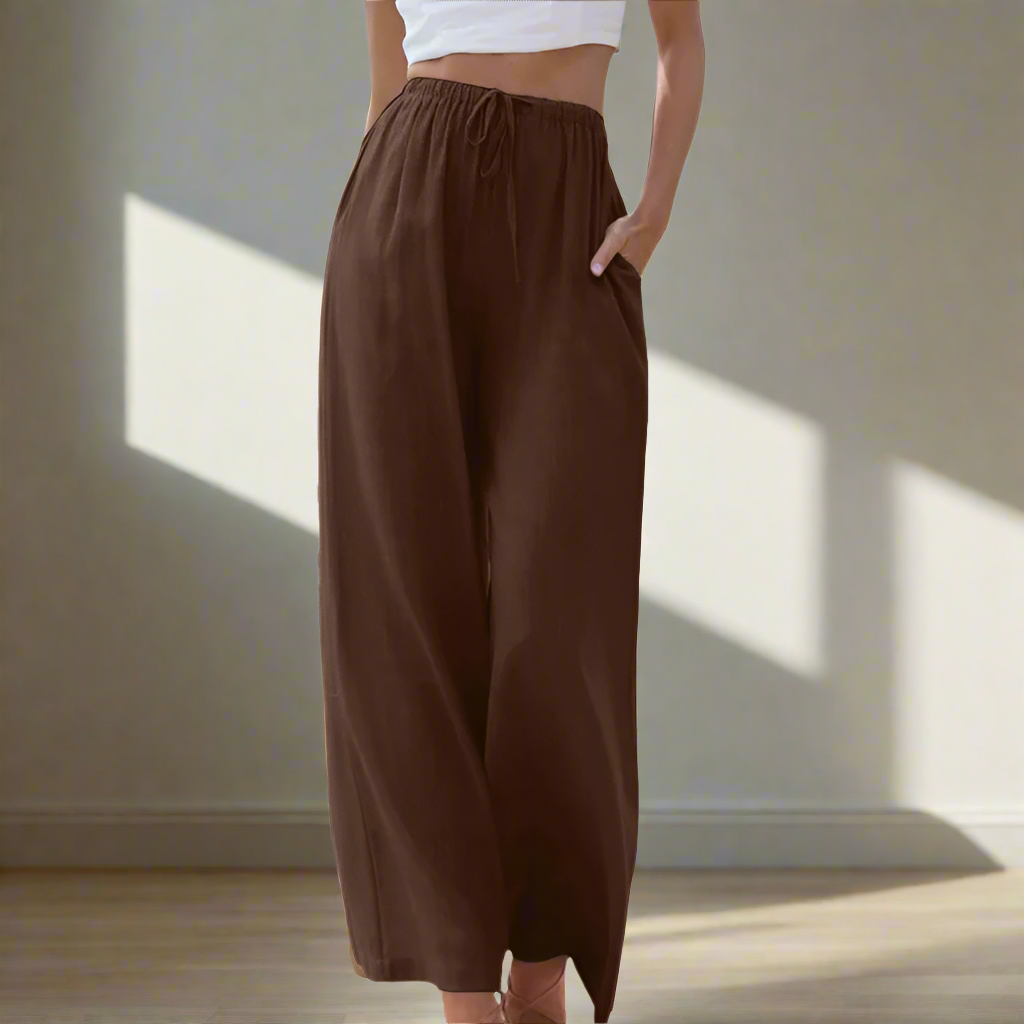 Liam | Wide Leg Summer Trousers
