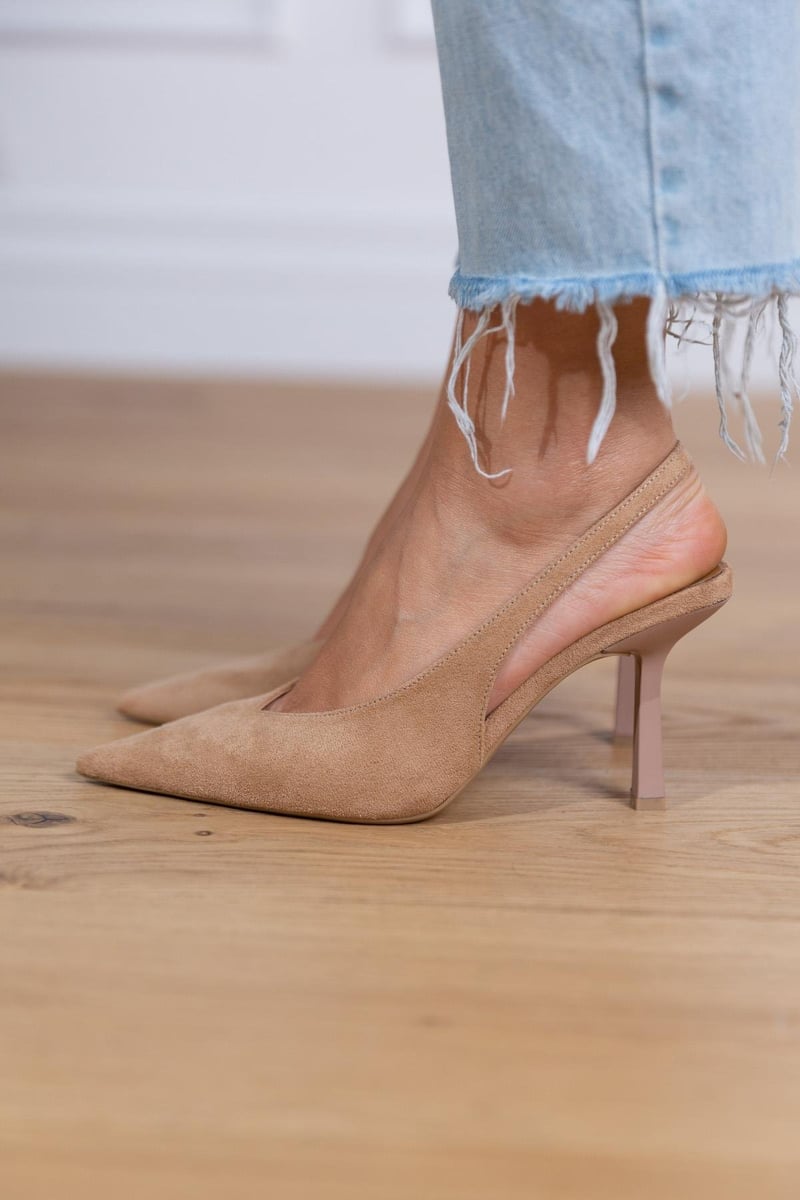 Marlena™ | Tacchi bassi color carne
