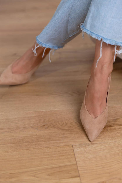 Marlena™ | Tacchi bassi color carne